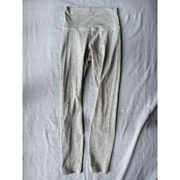 Lululemon Wunder Under High Rise Leggings Women’s Size 4 Gray Space Yoga Pants - Picture 1 of 7